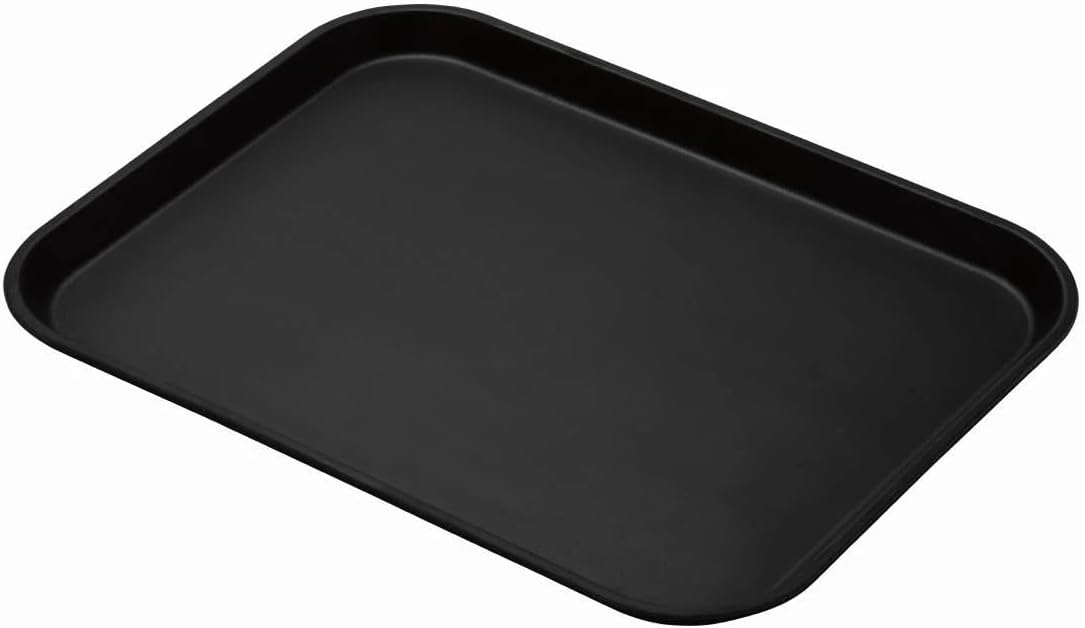 10 x Plastic Food Display Tray Black ABS Food Grade, BPA Free Countertop Tray Catering Cafe
