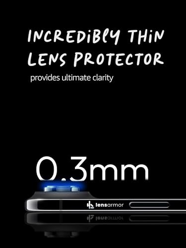 Image of Lensarmor Compatible with iPhone Air Camera Lens Protector Space Black (2-Pack) - 9H Tempered Glass, Military-Grade Anti-Scratch, Slim & Case-Friendly, Easy Install Frame