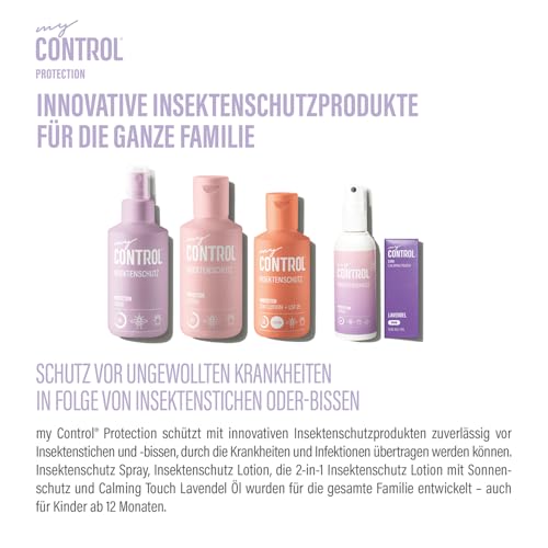 my Control Protection Insektenschutz Lotion l Schutz vor Mücken und Zecken l auch für Kinder, Schwangere und Stillende geeignet