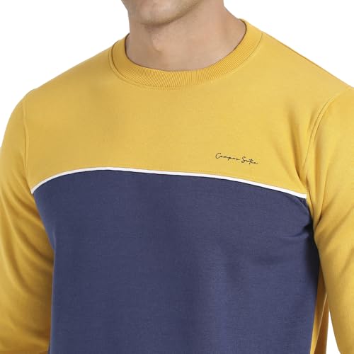 Image of Campus Sutra Men Cotton Hooded Neck Sweatshirt