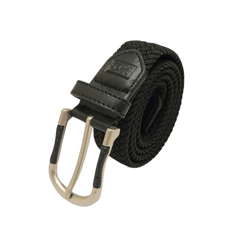 Image of The Tie Hub Unisex Stretchable Woven Fabric Belt | Adjustable, Hole-Free Design | Fits Up to 40 Inches Waist