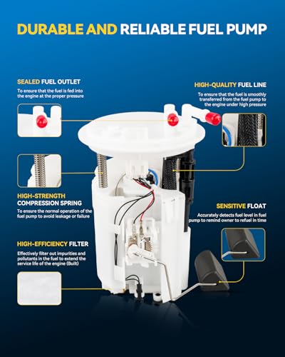 Image of PHILTOP Electric Fuel Pump Assembly Fits for 2006-2009 Subaru Outback, 2006-2009 Subaru Legacy, FG1255