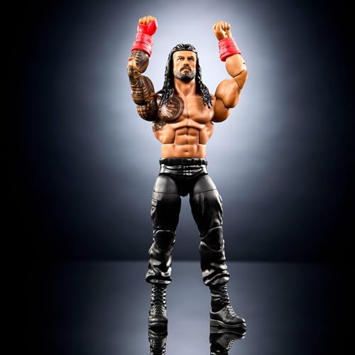 WWE Figurine articulée Élite Roman Reigns de 15 cm Serie 120 - vue 5