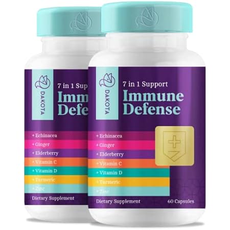 Amazon.com: 8 in 1 Immune Defense Support, Immunity Vitamins Supplement ...