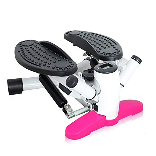 Stair Stepper Machine, Mini Air Climber Twist Stair Stepper for Exercise Machine with Resistance Band and LCD Display for Office