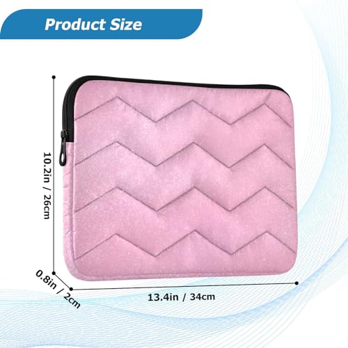 Funda para laptop 13-14 pulgadas impermeable rosa brillo miniatura 3