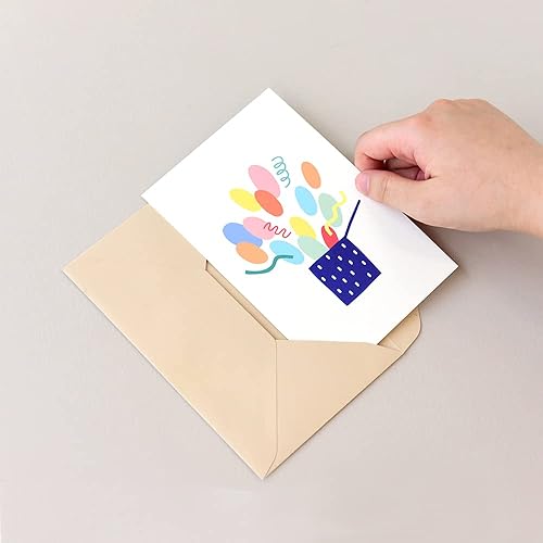 Miniatura 7 de Monolike Tarjetas individuales para fiesta de cumpleaños  mezcla de 24 unidades, encantadoras 24 tarjetas individuales