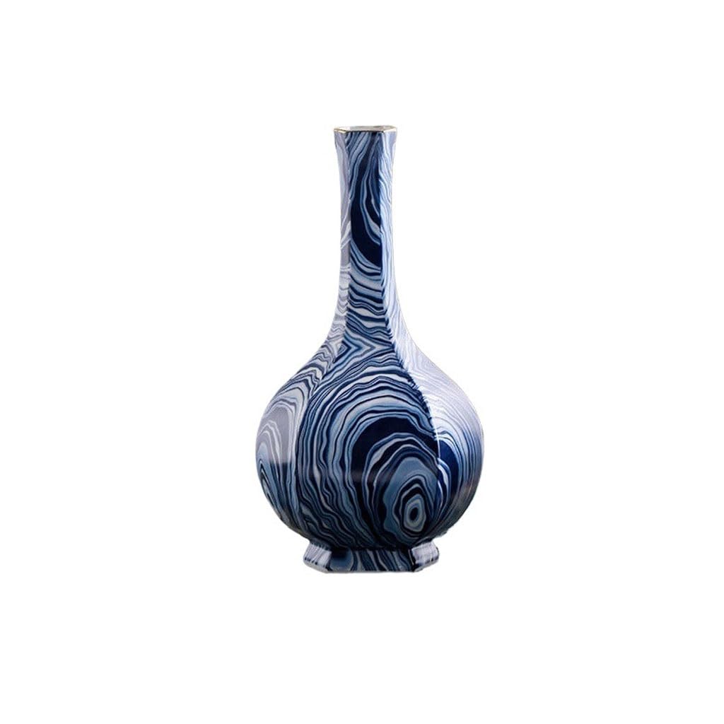 EINES Ceramic Vase Ornaments American Style Living Room Porch Dried Flower Arrangement Device(A)