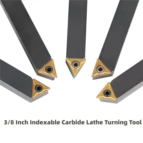 Herramientas para Torno con Insertos de Carburo 5 Piezas miniatura 2