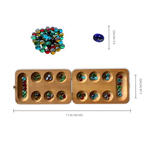 sungka Mancala juego de mesa clásico de 2 jugadores miniatura 2