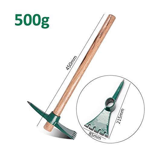FHYTGBS Garden Hoe -Gardening Cultivator Weeding Seeding Loosening Soil Flower Shovel Harrow For Digging Weeding Gardening And Cultivation Tool (Color : MU) - Image 2