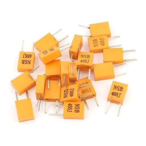 20 Plomo PC radial NSB 455J 455KHz Frecuencia de cerámica de cristal resonador Cover