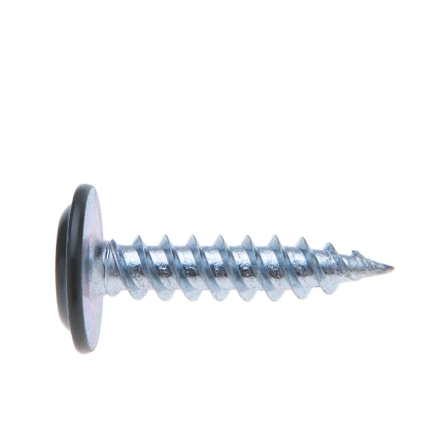 4.2mm x 19mm Self Tapping Phillips Screws for Sheet metal to Wood, Powder-Coated Chrome Green (RAL 6020), Fine Thread, Sharp Tip, Wafer Head Screw, Galvanized, Indoor & Outdoor Use, 250 pcs - Image 3