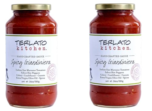 Terlato Kitchen Spicy Giardiniera Pasta Sauce, 24 oz, 2 Pack image 4