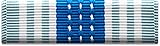 Slide-on Ribbon with Mounting bar: AIR FORCE OVERSEAS SERVICE RIBBON (SHORT TOUR)