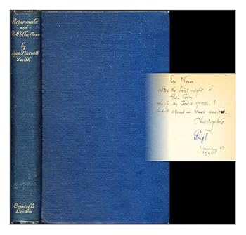 Hardcover Reperusals and recollections Book