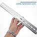 VILLFUL 3pcs Aluminum Standard Din Rail 9.84in Length 35mm Width 7.5mm Height Industrial Slotted Electrical Mounting Rails for Electronic Components