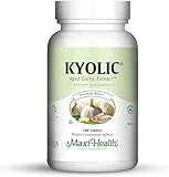 Maxi Health Kyolic Organic Garlic Supplement - Kosher Garlic Tablets with Kyolic Aged Garlic Extract for Immune Support - Vegetarian Garlic Pills (180 Count)