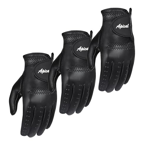 Apical - Men’s Golf Glove – Premium Cabretta Leather, All