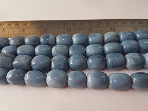 Opale bleue pépite 12x17mm pour création de bijoux de lithothérapie