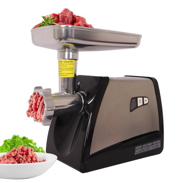 NovaXZ Meat Grinder & Sausage Stuffer, 570 Watt,Stainless Steel