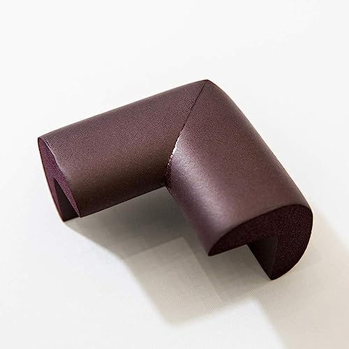 Image of 4Pcs Table Corner Protectors Edge Guards Baby, Furniture Safety Corner Edge Bumper Guard, Desk Table Corner Cushion Safe for Baby Crawling (Brown)