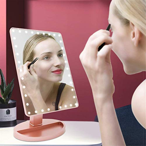 (40 OFF Coupon) Large Lighted Vanity Mirror Touch Screen & Rotation