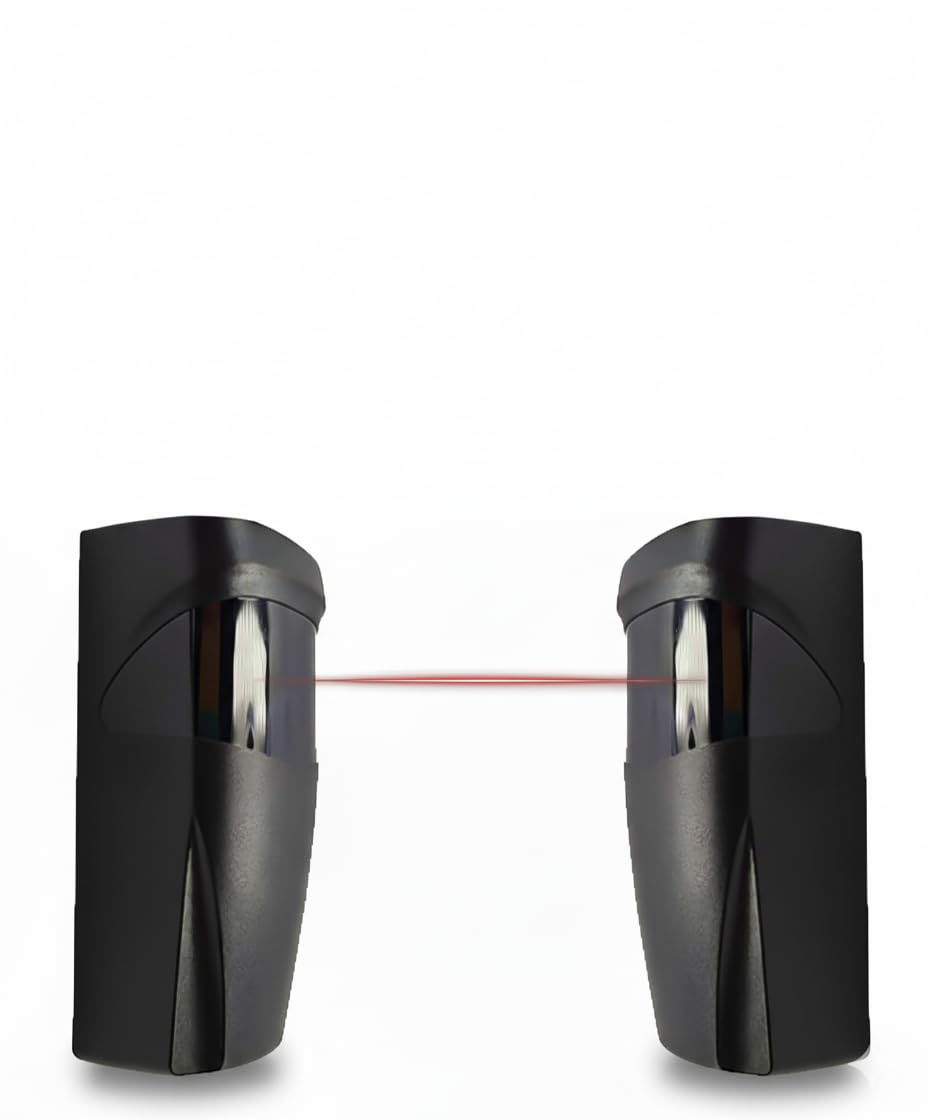 quick sense universal infrared photocell sensor pair | 12v/24v ac/dc compatible | 180° adjustable beam sensor | ip55 weatherproof | for automatic gate & garage door systems | pack of 1