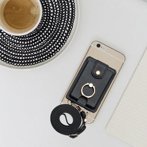 Tarjetero para teléfono celular ideal para viajar ligero con dinero e ID 2