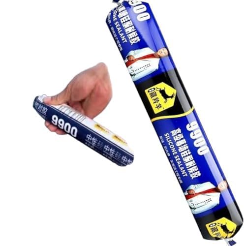 Silicone Sealant Adhesive 750 gm Waterproof Leak Repair Tube - Flexible Weather Resistant Sealant for Roof, Tiles, Metal, Concrete & Water Tank | Crac