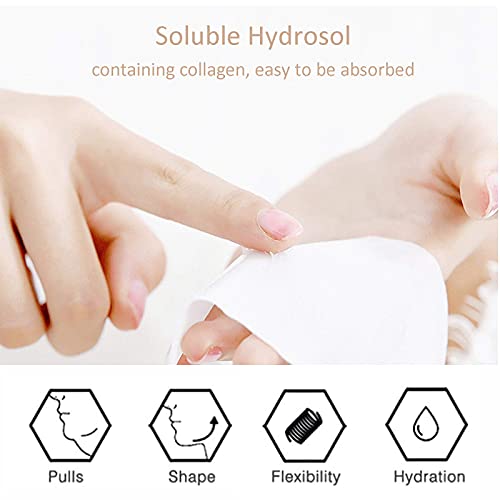 Permotary 5 Pcs V Shaped Facial Masks V Line Chin Lift Patch Chin Up Tightening Mask Great For Chin Up & V Line, Double Chin Reduce, Firming Moisturizing & Contour Lifting #TOP2