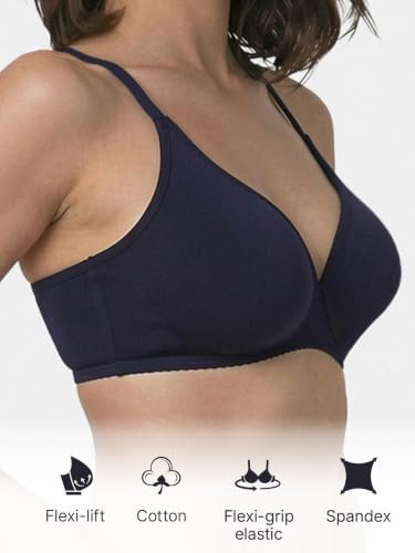 Image of Enamor Women Cotton Padded Non Wired Bra