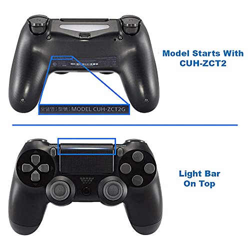 Mmobiel Full Button Replacement Kit Compatible With Playstation 4 Ps4, Ps4 Slim, Ps4 Pro Dualshock 4 Controller Incl. Screwdriver And Opening Plectrum Matte Black #TOP1