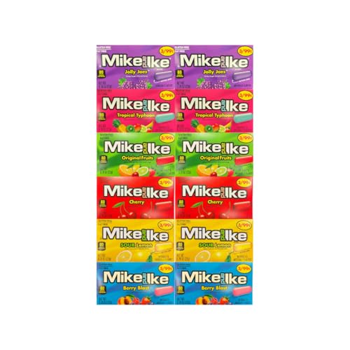 Variety Pack Mike and Ike Caramelos Masticables x12 miniatura 2