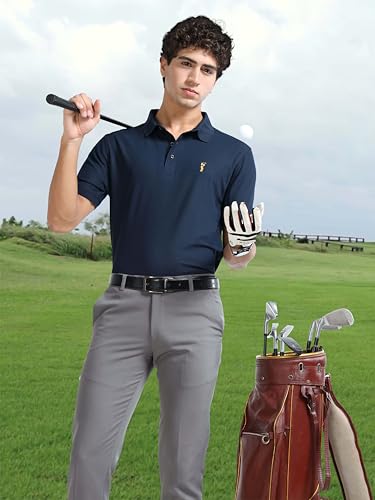 Image of STELLERS Men's Premium Regular Fit Polo T-Shirt's |Feather Touch Feel | Odour Resistant| Anti-Static| Wrinkle Free | Quick Dry | Stretchable | Lightweight | Sweat-Proof