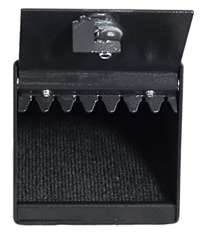 Protex Drop Box Safe (SDB-101) - Preto, para dinheiro, cheques e envelopes, defletor com dentes de s