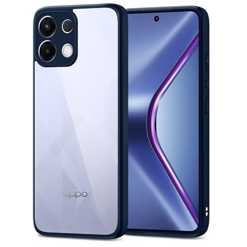 Image of Pikkme Back Cover Compatible with Oppo K13 5G Shockproof Sleek Hybrid Armor Bumper Case(Blue)