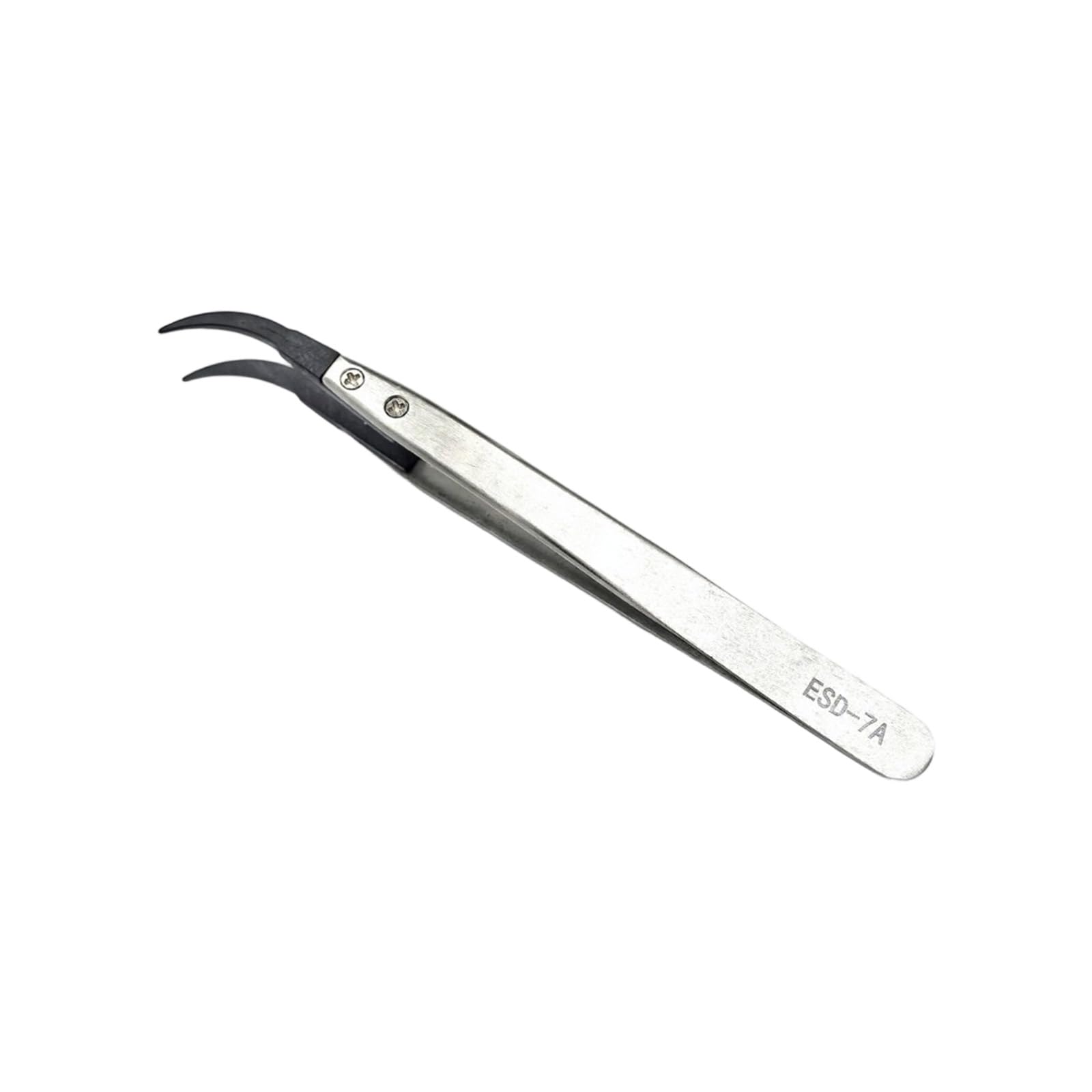 Static Control ESD Safe Stainless Steel Fine Point Tweezers for Electronics Repair and Laboratory Equipment Maintenance Antistatic Tweezers