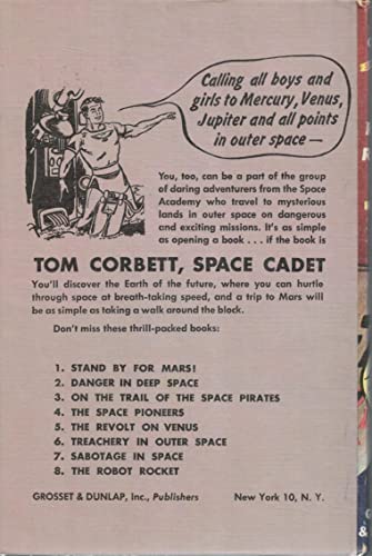 Tom Corbett The Robot Rocket B000I20VDG Book Cover