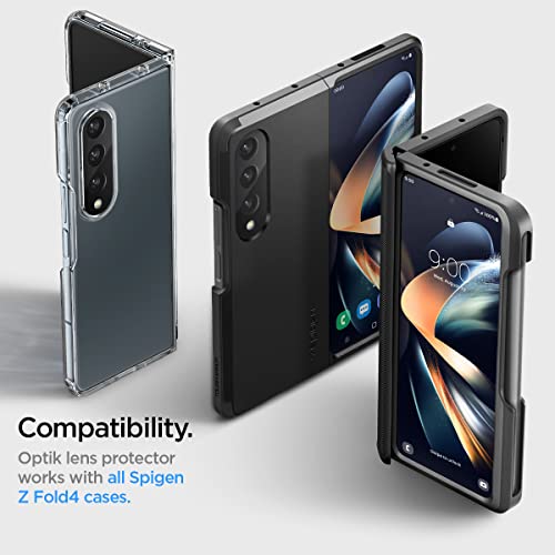 Spigen Camera Lens Screen Protector [Glastr Optik] Designed For Galaxy Z Fold 4 - Black [2 Pack] #TOP6