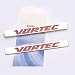 Yoaoo® 2x OEM Red Vortec Emblems Badge for Chevrolet 2500hd GMC Sierra Silverado Gm Truck 6.0 Liter Badge Chrome 2