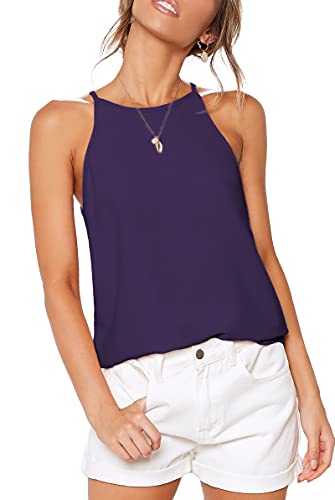 Image of LouKeith Womens Tank Tops Casual Flowy Printed Vest Shirts Sleeveless Cotton Soft Summer Tees Blouses