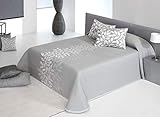 Tamaño 235x270cm (Cama 135) COLCHA cama de 135 gris Reig Martí PERLINE