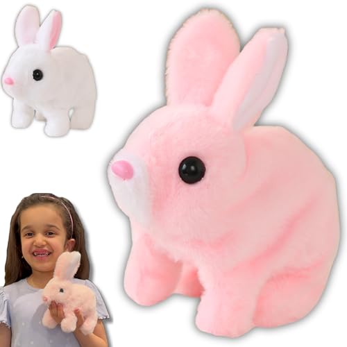Ayaafa Plush Interactive Bunny Toy Figures, Realistic Lifelike Design