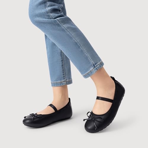 DREAM PAIRS Girls Ballet Flats Dress Shoes Mary Janes Ballerina Shoes3