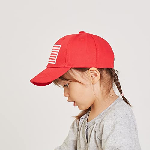 LANGZHEN Kids Toddler Outdoor American Flag Adjustable Baseball Cap Cotton Baby Sun Hat for Boys Girls4