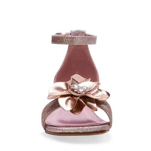 Steve Madden Girls Shoes JLESSA Girls Lessa Heeled Sandal, Rose Gold thumb #1