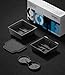 Wigoo Tesla New Model Y Juniper & Model 3 Center Console Organizer [Double Layer Space, Slide Smoothly] Model 3 (2024~2025)/New Model Y Juniper Accessories, 4PCS Black