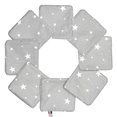 Lingettes bébé lavables SEVIRA KIDS en coton pour le change au quotidien