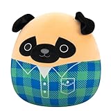 Squishmallows SQCR06622 - Prince der Mops 30 cm, offizielles Jazwares Plüsch, superweiches Kuscheltier